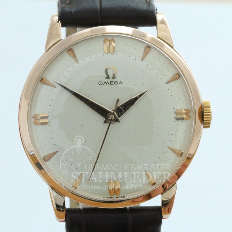 Omega 750 Roségold Handaufzug  Baujahr 1956  Cal.284  Revision 10/2016