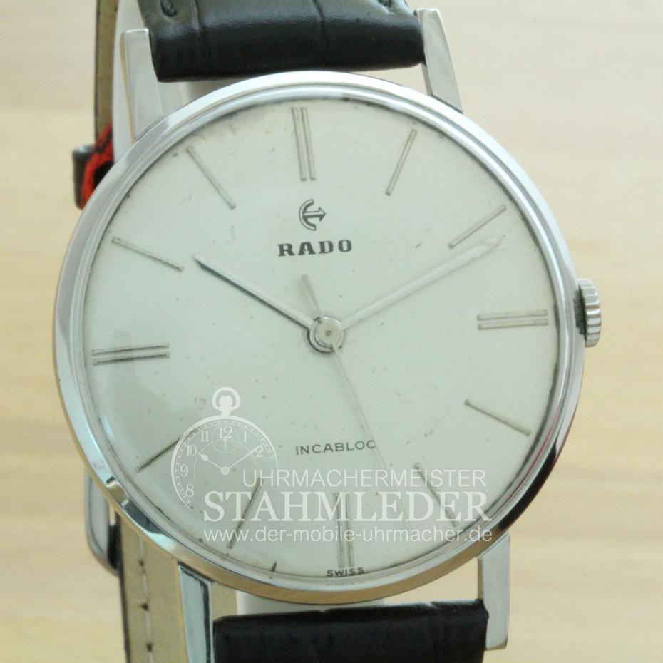 Rado Handaufzug Stahl Ø 35mm 60iger Jahre Rev.09/2016