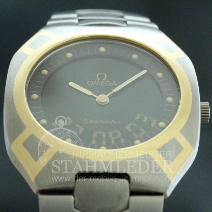 Omega Seamaster Polaris Titan/Gold Multifunktion Revision 03/2018