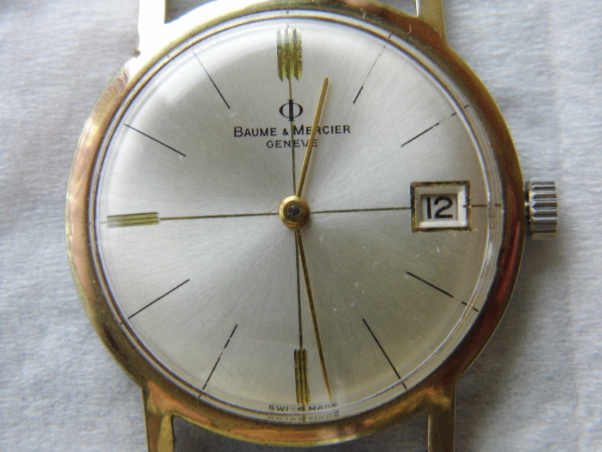 Baume & Mercier Herrenuhr Handaufzug 60iger Jahre Revision 03/2015