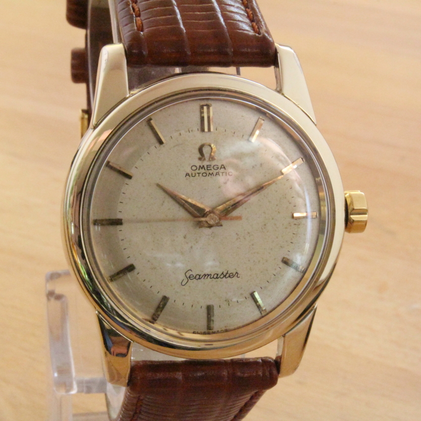 Omega-Seamaster-Automat-14kt-Goldkappe-Cal.501-1958-Rev-04/2014