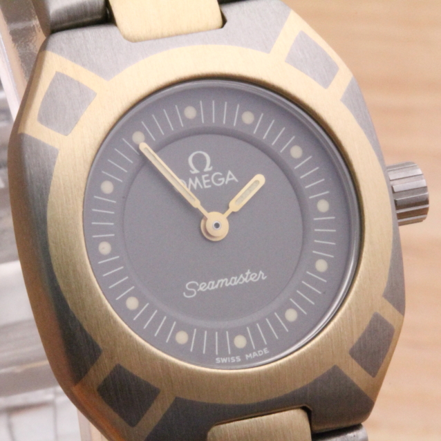 Omega Seamaster Polaris Titan Gold 18kt 120 Meter wasserdicht 1984 Revision 10/2014