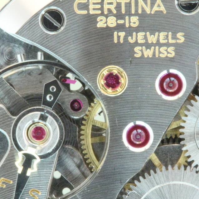 Certina Handaufzug Cal.28-15  60iger Jahre Revision 08/2015