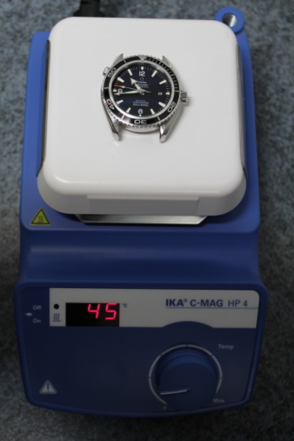 Bild3: Heizplate bei 45 Grad/30 Minuten